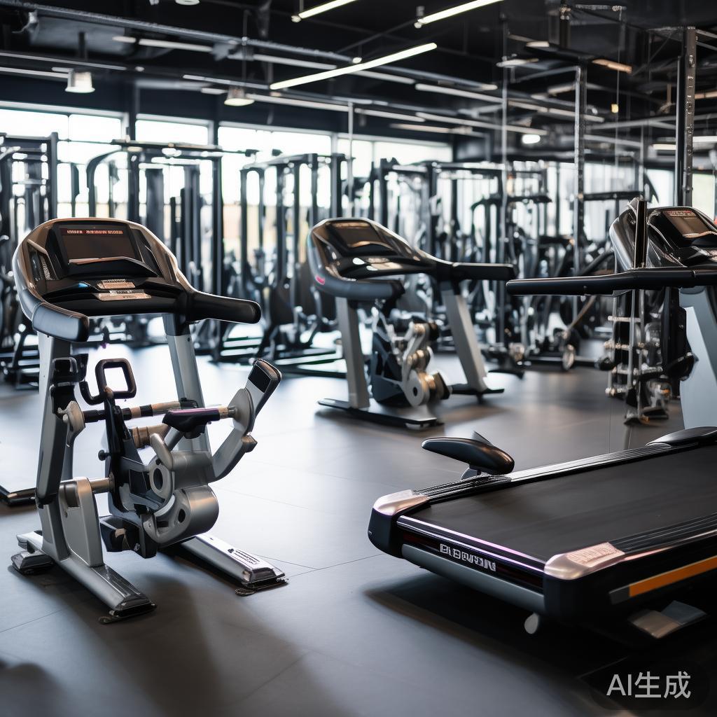 中心配备了现代化的健身设备，包括跑步机、动感单车、